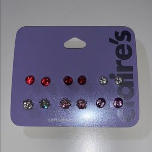 Claire’s Brand New Rhinestone Earrings Set